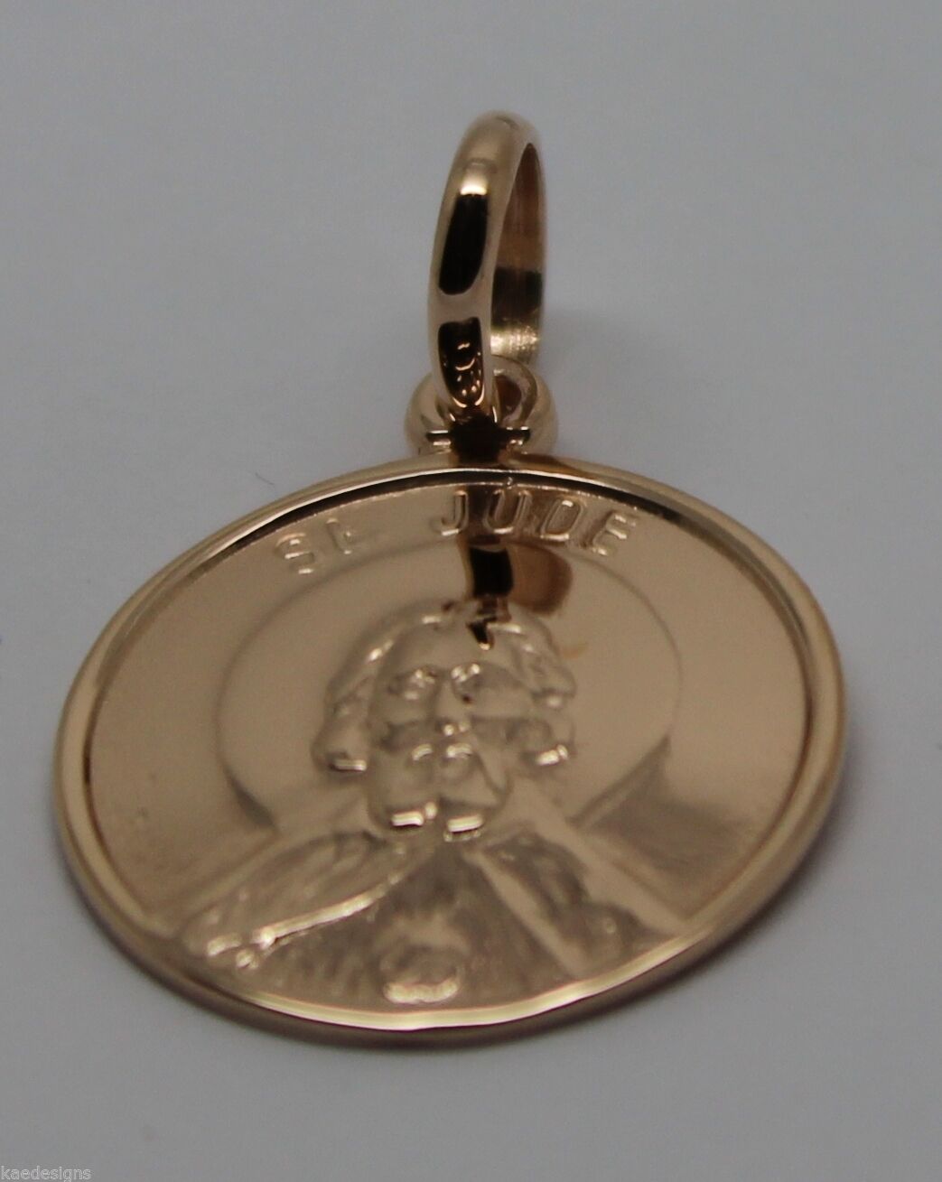 Kaedesigns, Genuine 9ct Yellow or Rose or White Gold or Silver St Jude Pendant