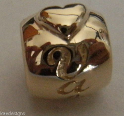Genuine 9ct Yellow or Rose or White Gold or Silver Custom Made Bead With Your Name