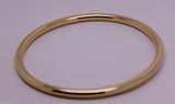 Kaedesigns New Genuine 9ct Full Solid Yellow, Rose or White Gold 4mm Wide Golf Bangle 65mm