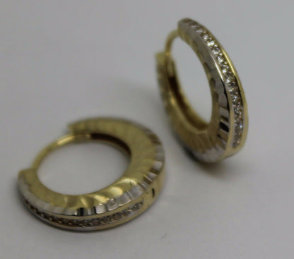 Kaedesigns, Genuine New 9ct Yellow Gold 17.5mm Hoops Earrings