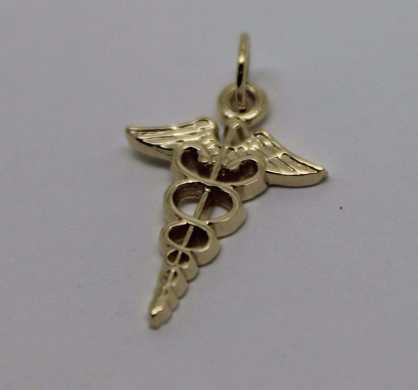 Genuine  9ct Yellow or Rose or White Gold or Silver Small Serpent Medical Alert pendant
