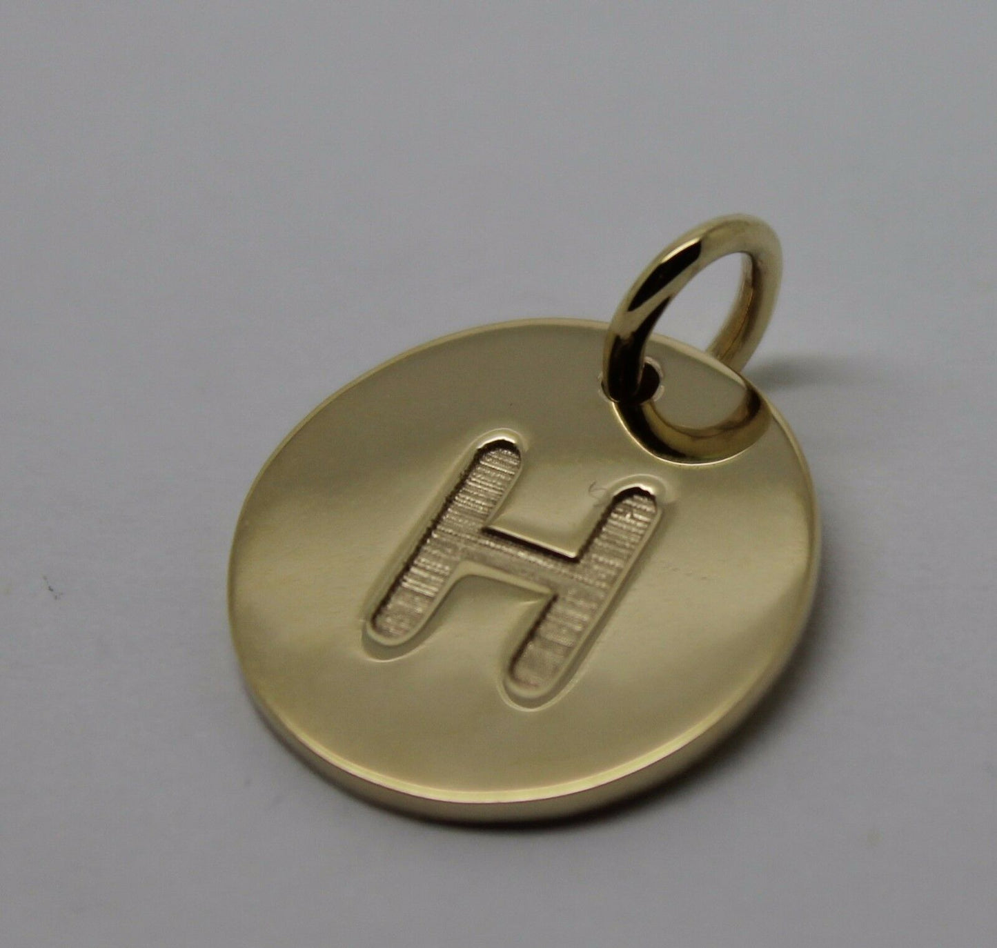 Kaedesigns, Genuine 375 9ct Yellow Or Rose Or White Gold 375 Initial Pendant - All letter available