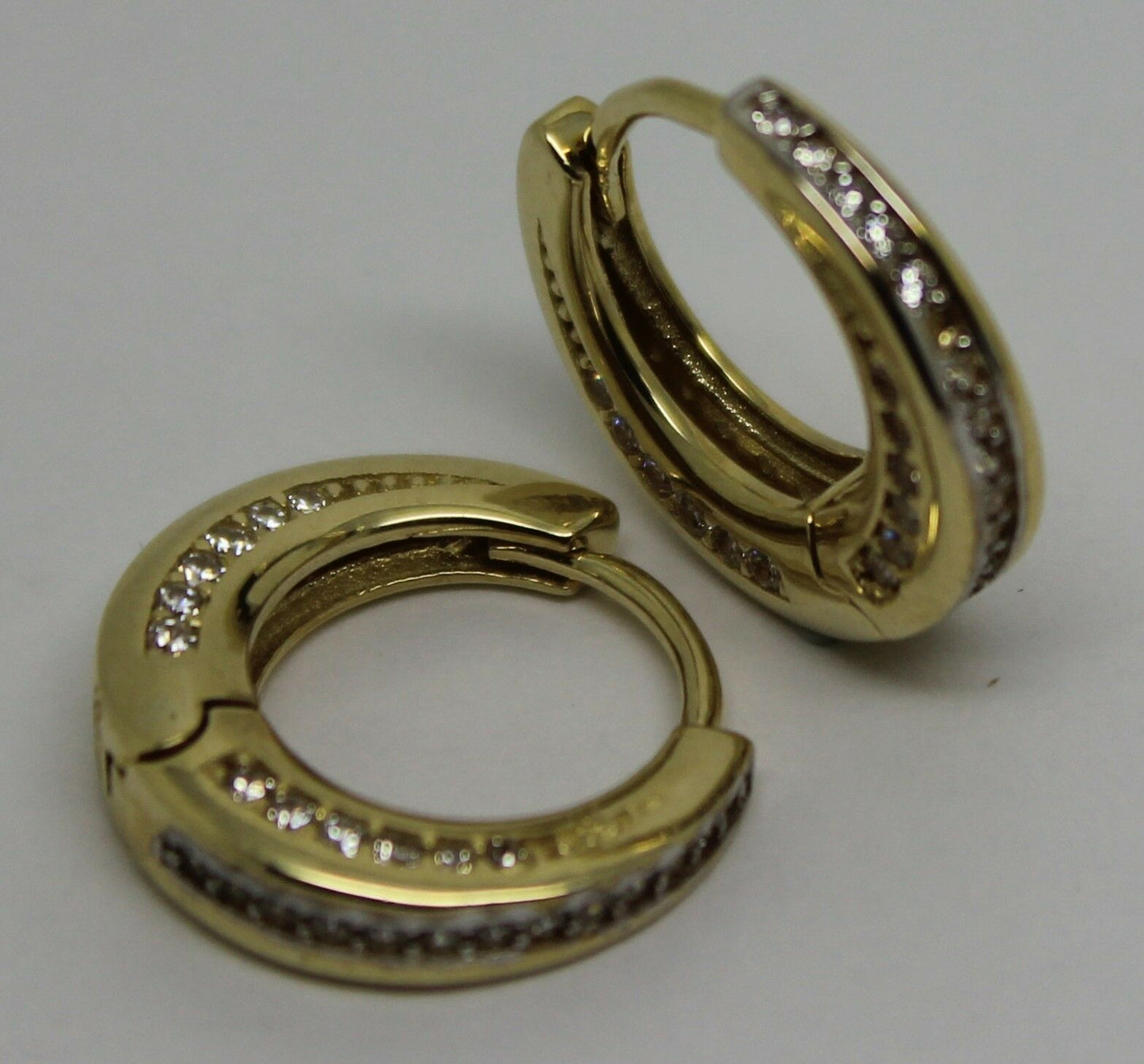 Kaedesigns, Genuine 9k 9ct Yellow Gold 15mm Hoops Earrings