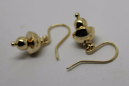 Kaedesigns New Genuine 9ct Yellow, Rose or White Gold Fancy Hook Earrings