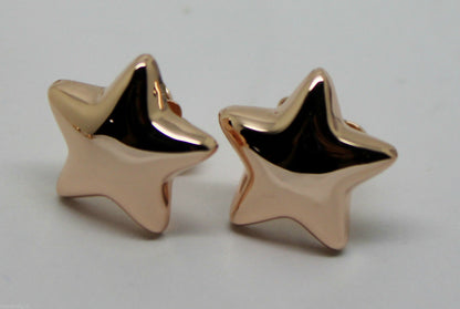 Kaedesigns, 9ct Yellow Or White Or Rose Gold Bubble Drop Star Stud Earrings