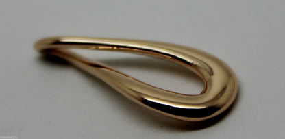Kaedesigns Genuine 9ct 9K 375 Yellow or Rose or White Gold Large Tear Drop Pendant