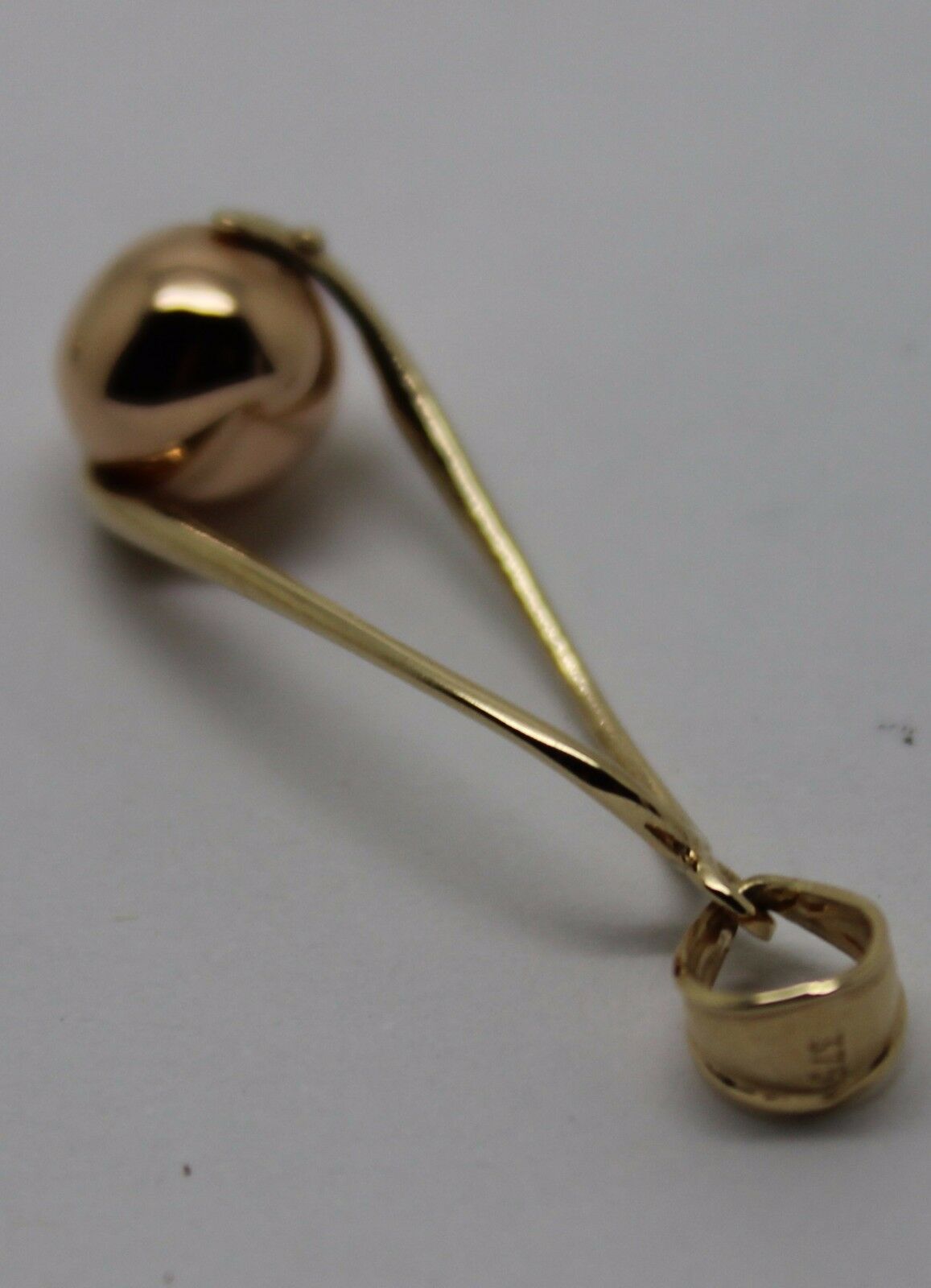 Kaedesigns Genuine 9ct 9k 375 Yellow & Rose Gold 8mm Ball Pendant