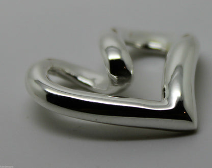 Kaedesigns Genuine New Full Solid Genuine Sterling Silver 925 Heart Pendant