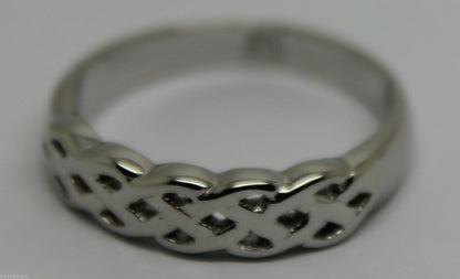 Kaedesigns,Genuine 9ct White, Rose Or White Gold Large Celtic Ring In Your Size