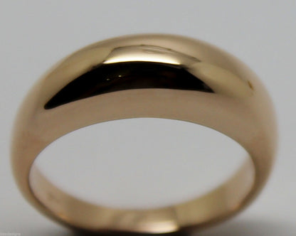 Genuine Solid 9ct White Or Rose Or Yellow Gold High 7mm Dome Ring Your Size - Sizes R to Z