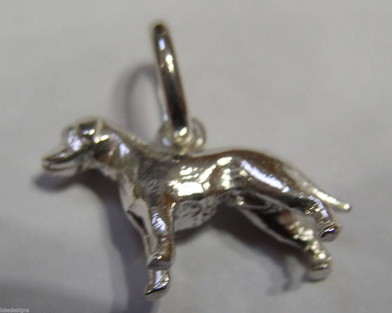 Kaedesigns, New 3D 9ct 375 Yellow, Rose Or White Gold Dog Charm / Pendant