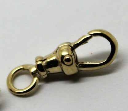 Genuine 9ct or 18ct Yellow or Rose Gold Albert Swivel Clasp 15mm Size
