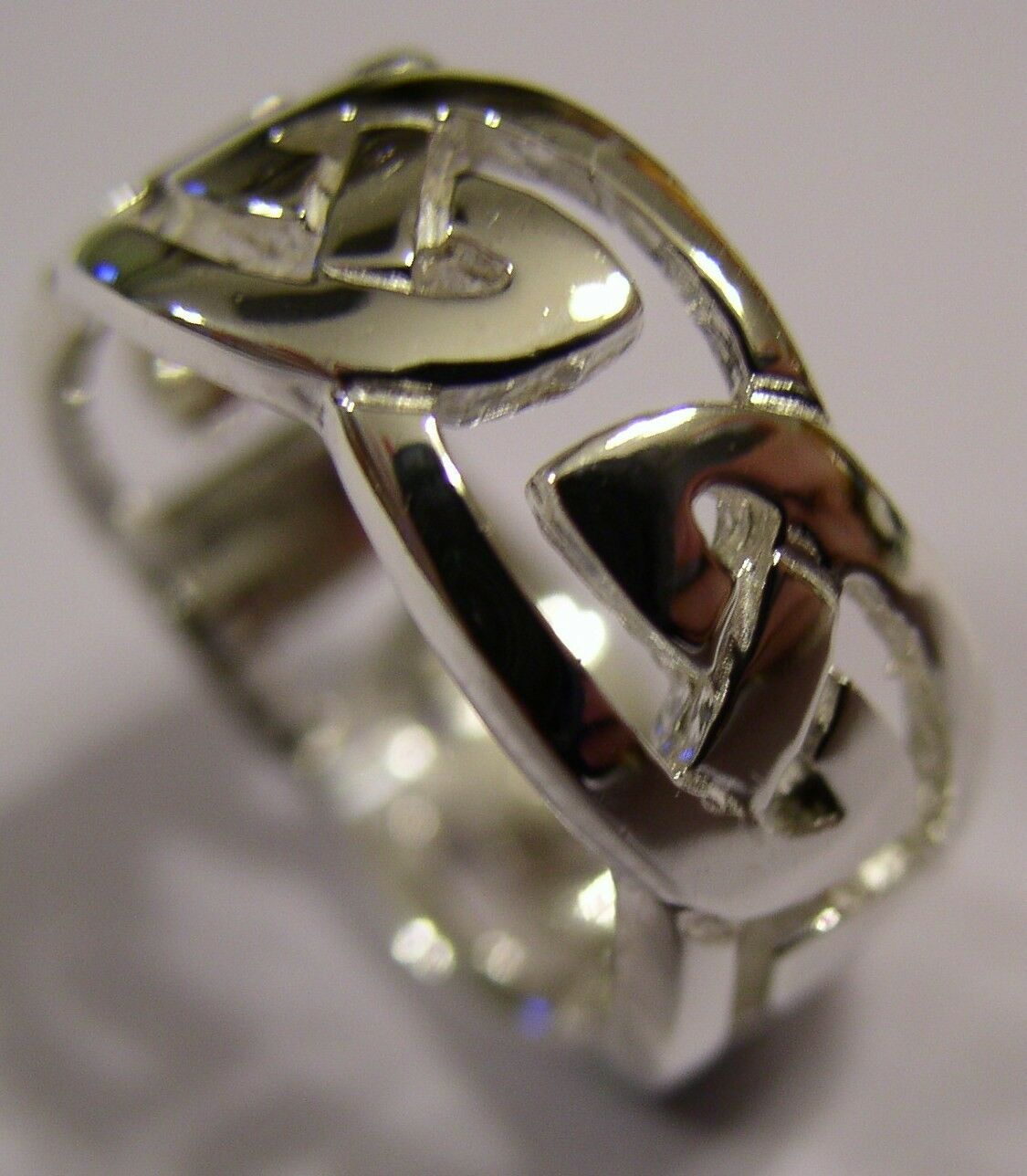 Kaedesigns Genuine Solid New Sterling Silver 925 Large Celtic Ring
