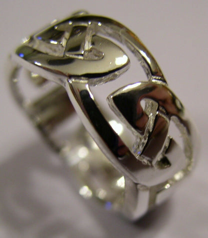 Kaedesigns Genuine Solid New Sterling Silver 925 Large Celtic Ring