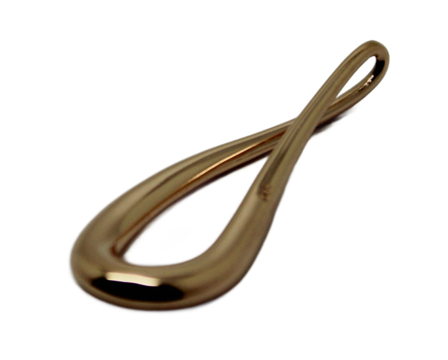 Kaedesigns Genuine 9ct 9K 375 Yellow or Rose or White Gold Large Tear Drop Pendant