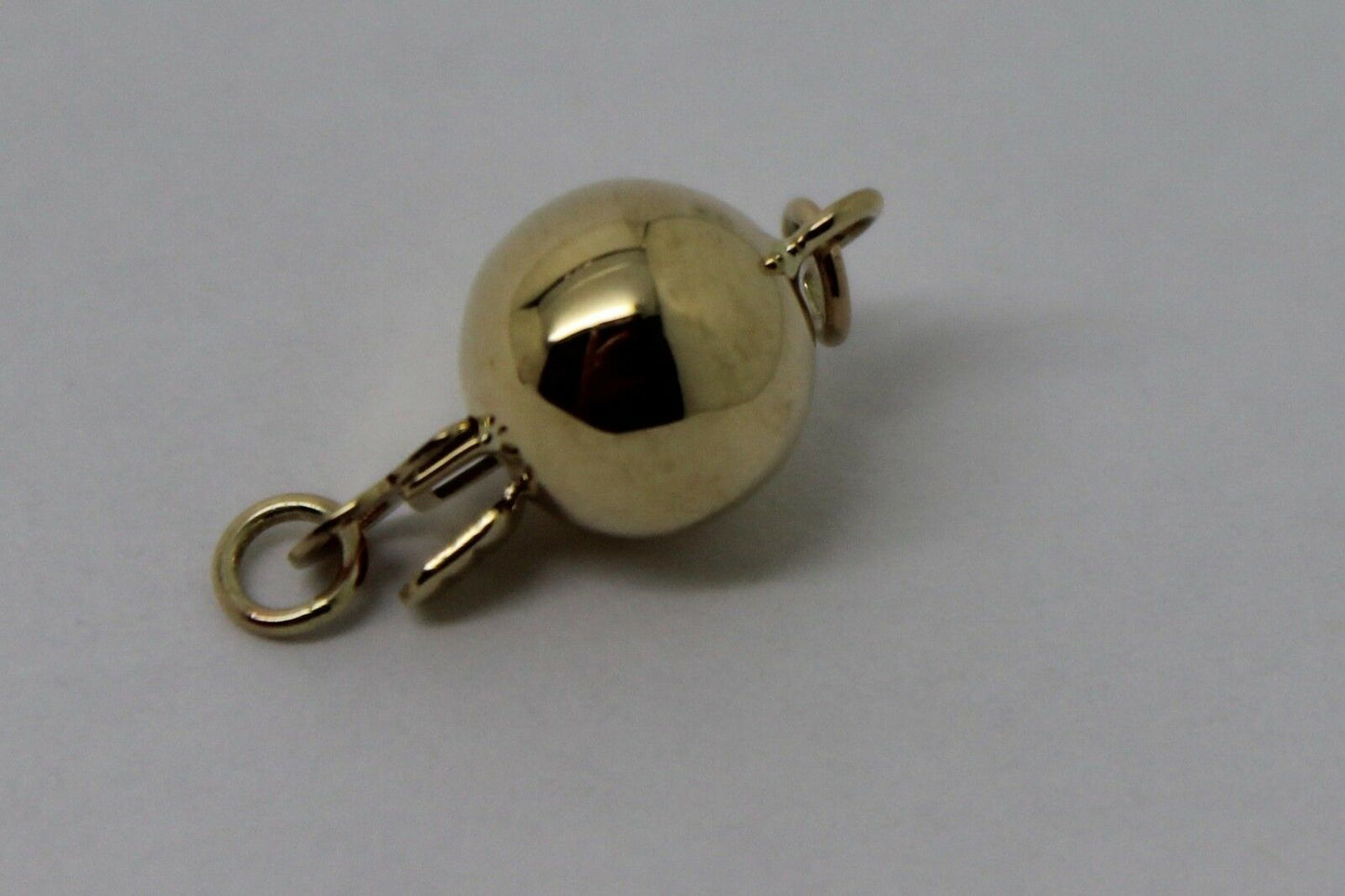 Genuine 9ct Yellow Gold 6mm, 7mm, 8mm & 10mm Plain Ball Pearl Clasp