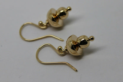 Kaedesigns New Genuine 9ct Yellow, Rose or White Gold Fancy Hook Earrings