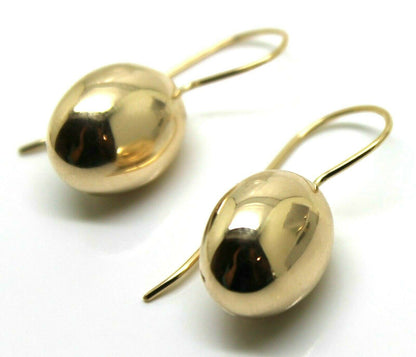 Kaedesigns New Genuine 9ct 9k Yellow, Rose Or White Gold Oval Hook Earrings