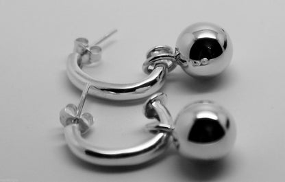 Kaedesigns Genuine New Sterling Silver 925 Ball Stud Earrings & Butterfly Backs