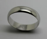 Kaedesigns Custom Made Solid 9ct 9Kt White Gold Wedding Band Ring Size A to K