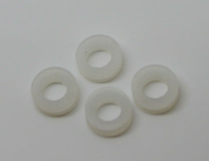 5 X Pairs Small, Medium or Large Rubber Earring Findings Donut Cushion 10Pcs