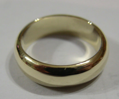 Genuine Custom Made 18ct 18Kt Yellow Gold 5mm Wide Wedding Band - Ring sizes A to K
