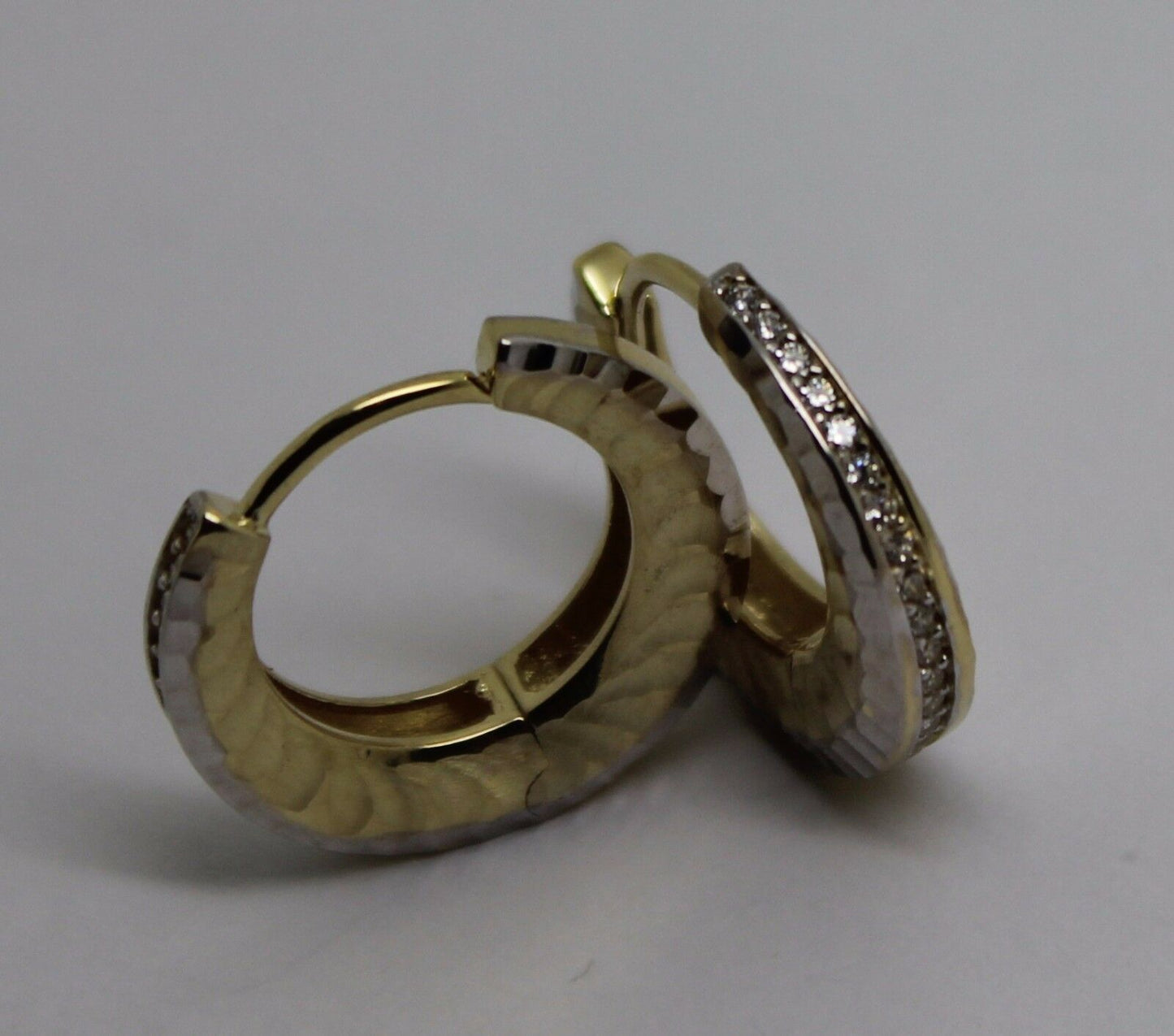 Kaedesigns, Genuine New 9ct Yellow Gold 17.5mm Hoops Earrings