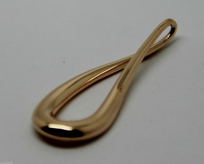 Kaedesigns 9ct 9K 375 Yellow, Rose or White 375 Gold Medium Teardrop Pendant
