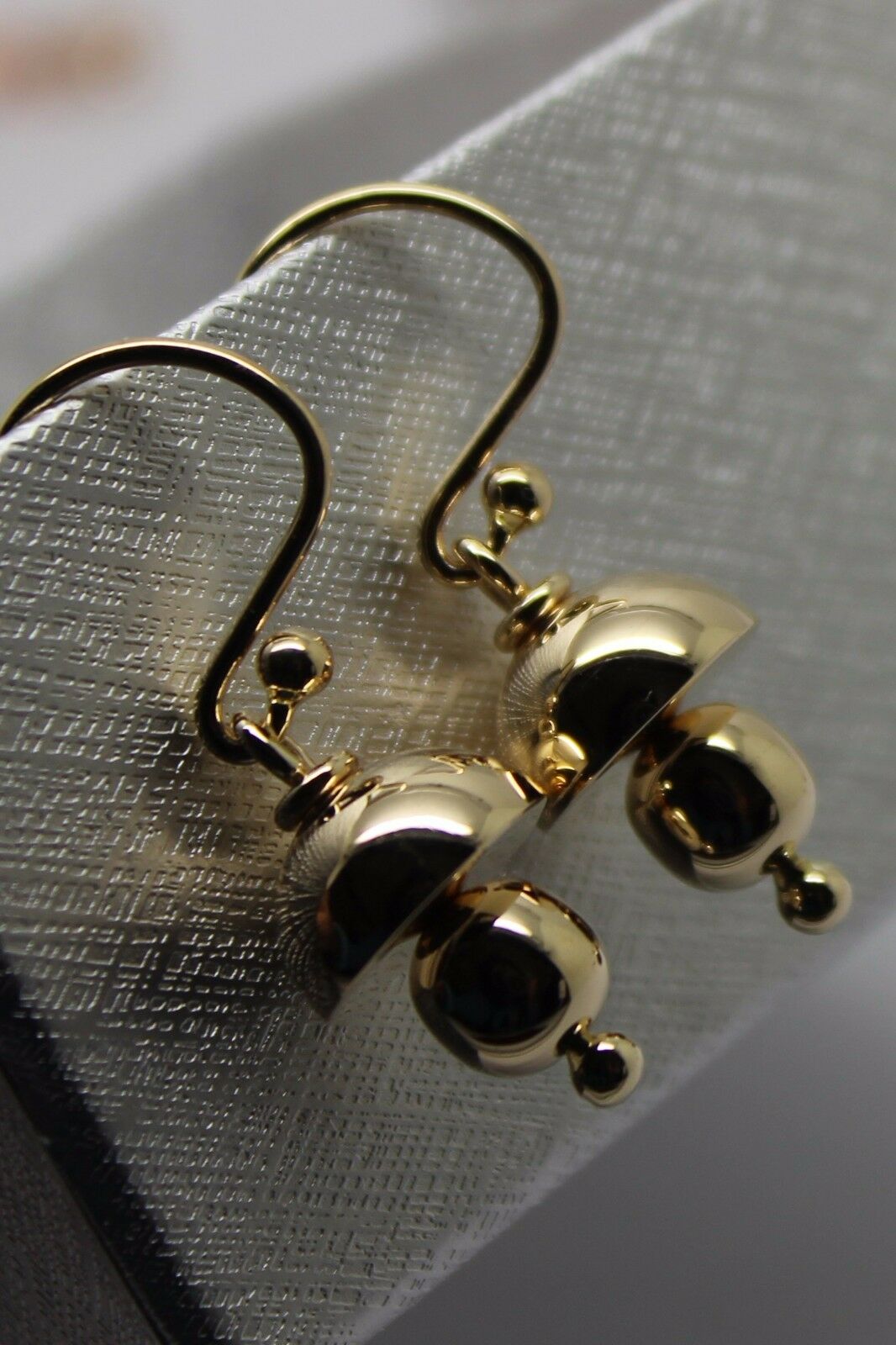 Kaedesigns New Genuine 9ct Yellow, Rose or White Gold Fancy Hook Earrings