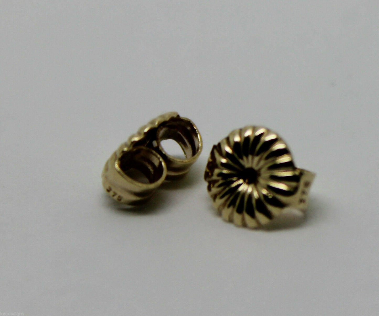 Kaedesigns 9ct 9k 375 Yellow Or White Gold Flower Earring Butterfly Backs 5.5mm Or 9mm