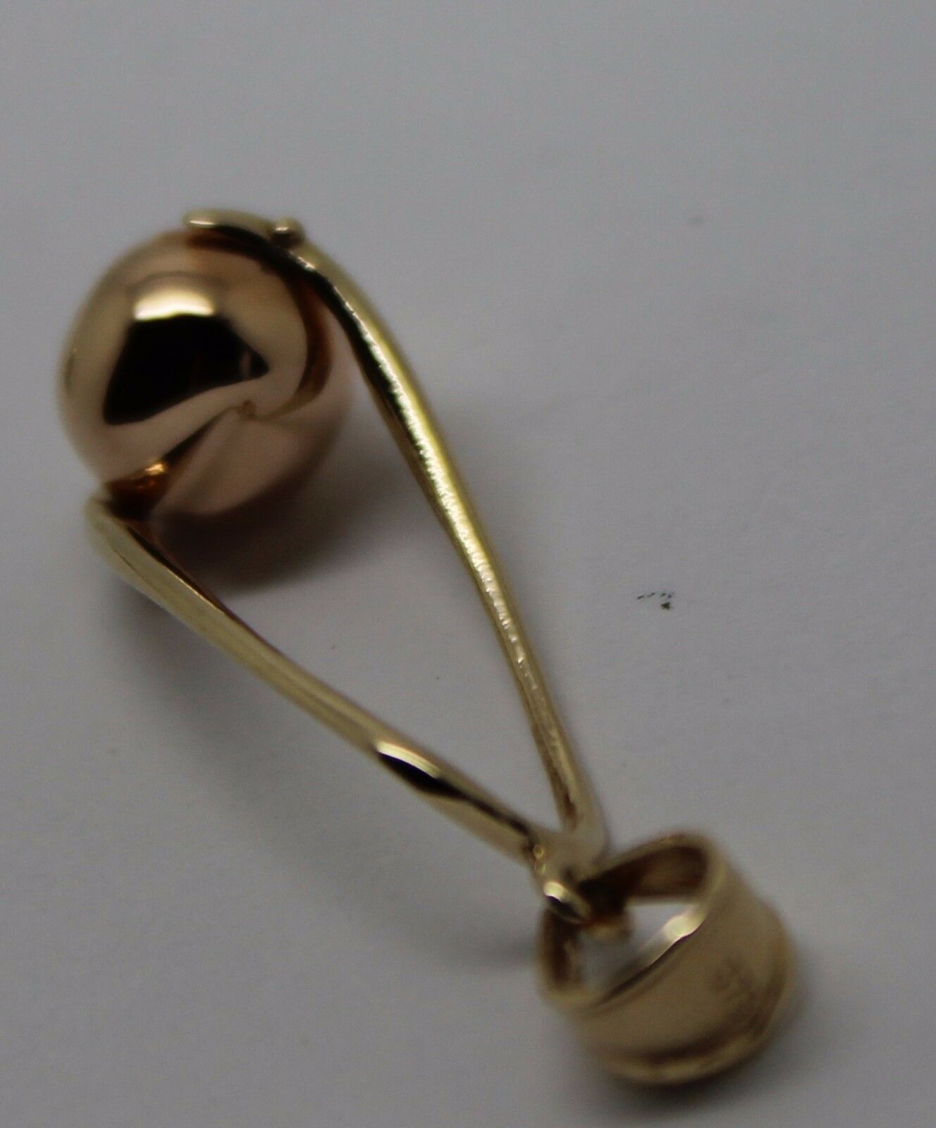 Kaedesigns Genuine 9ct 9k 375 Yellow & Rose Gold 8mm Ball Pendant