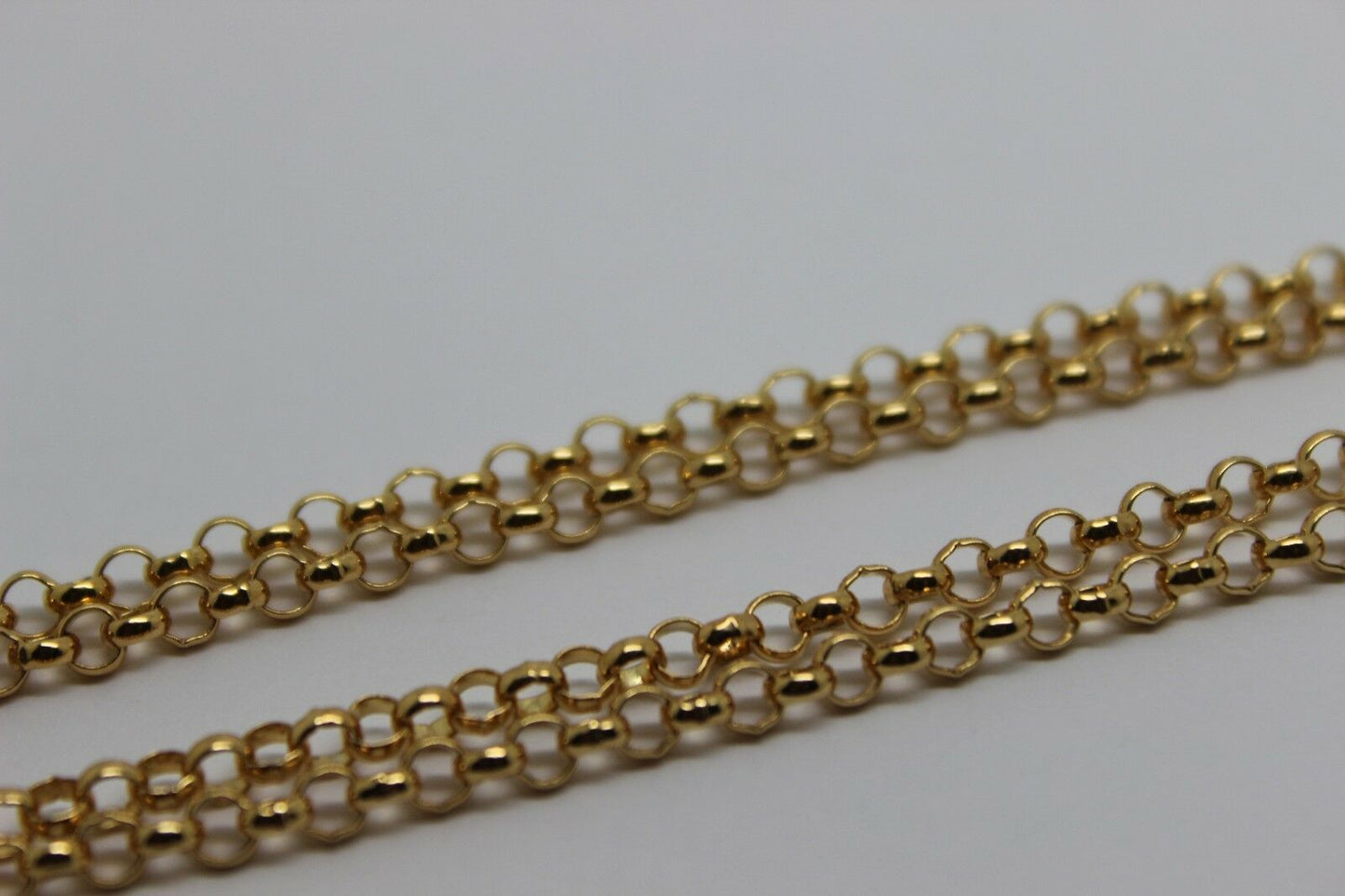 Genuine 9ct Yellow Gold Belcher Chain Necklace 55cm 11 grams