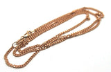 Genuine 9ct Rose Gold Curb Necklace / Chain 4 grams 45cm *Free express post