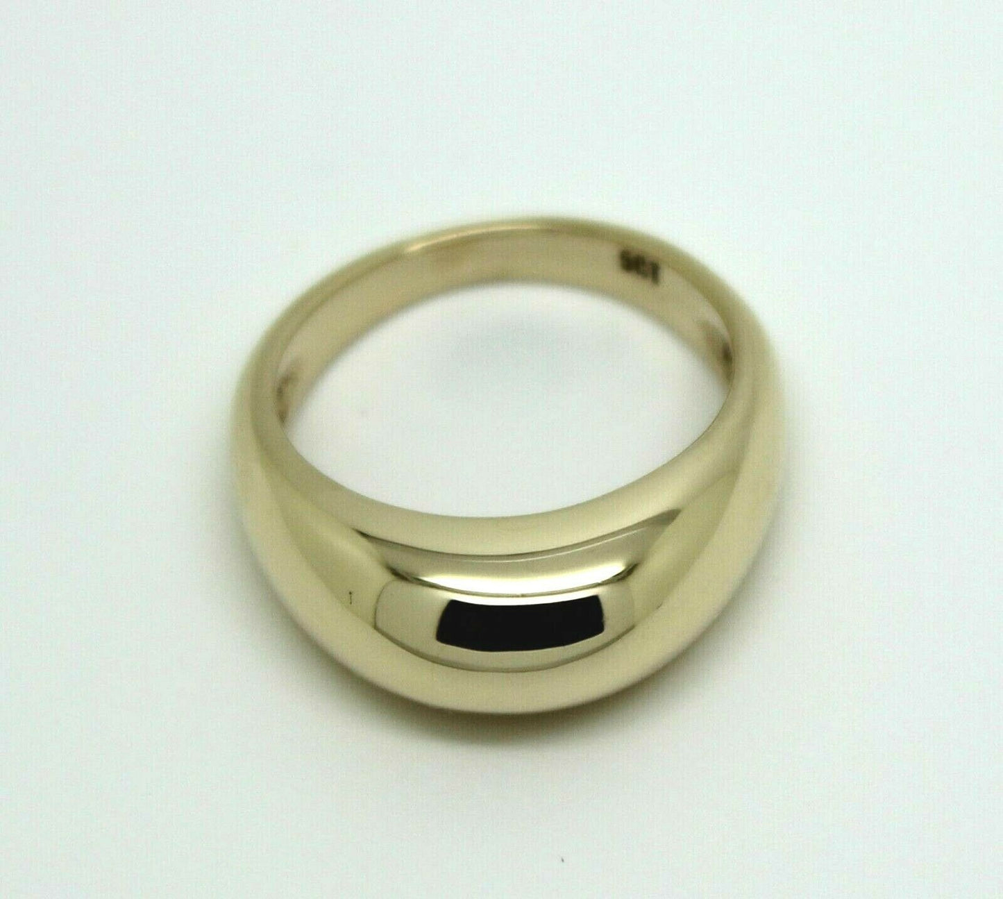 New Genuine Solid 9ct Yellow, Rose or White Gold High 7mm Dome Ring - Choose your size ( H to Q)