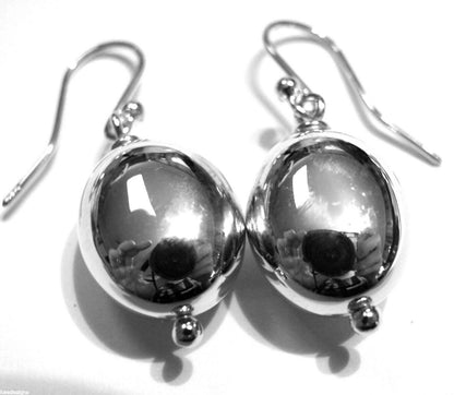 Kaedesigns New Genuine Heavy 9ct 9k Rose, Yellow, White Gold Oval Hook Earrings
