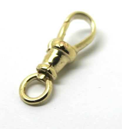 Genuine 9k 9ct Solid Yellow Gold Albert Swivel Clasp 19mm Size