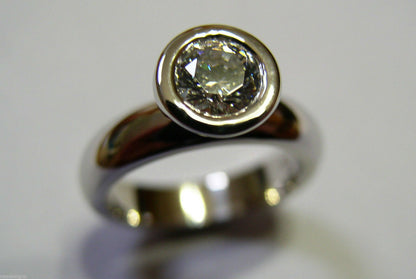 Kaedesigns, New Genuine 9ct 375 Solid White Gold Ring 373
