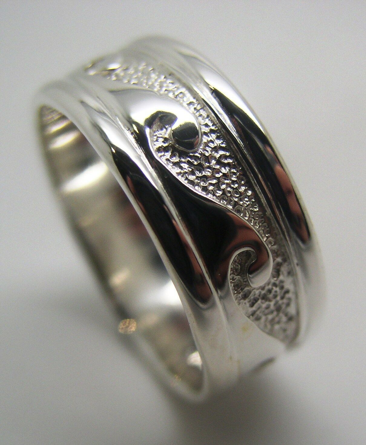 Kaedesigns New Genuine Genuine Sterling Silver 925 Surf Wave Ring Size W