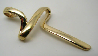 Kaedesigns, Genuine Large Modern 10ct 10Kt Yellow, Rose or White Gold Cross Crucifix Pendant 277