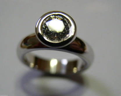Kaedesigns, New Genuine 9ct 375 Solid White Gold Ring 373