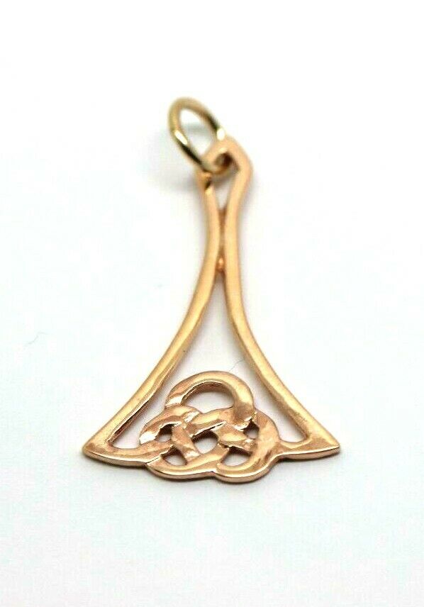 Genuine New 9ct 9K Yellow, Rose or White Gold Celtic Knot Pendant