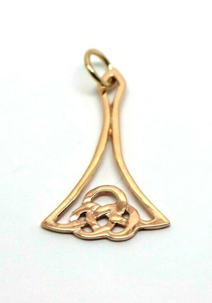 Genuine New 9ct 9K Yellow, Rose or White Gold Celtic Knot Pendant