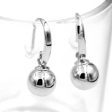 Kaedesigns Genuine New 9ct 9kt Yellow, Rose or White Gold 10mm Hook Drop Ball Earrings