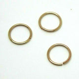 Kaedesigns, 9ct Yellow, Rose Or White Gold, 10mm Outside Diameter Open Jump Ring