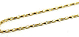 Genuine New 9ct Yellow Gold Solid 19cm Diamond Cut Oval Belcher Bracelet