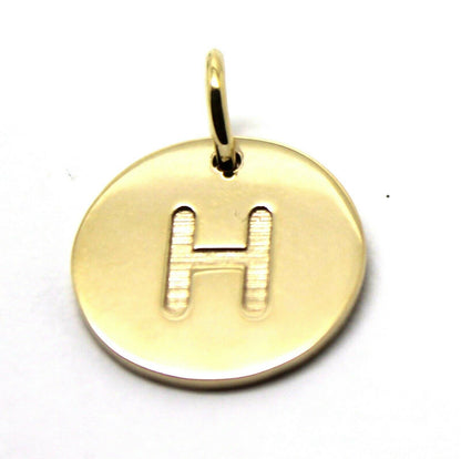 Kaedesigns, Genuine 375 9ct Yellow Or Rose Or White Gold 375 Initial Pendant - All letter available