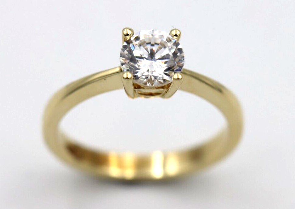 Size M 1/2 New Genuine 9ct 375 Solid Yellow Gold Ring