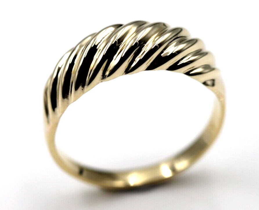 Genuine 9ct 9k 375 Yellow, Rose or White Gold 7mm Dome Ring - Choose your size K to P
