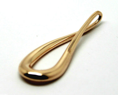 Kaedesigns 9ct 9K 375 Yellow, Rose or White 375 Gold Medium Teardrop Pendant