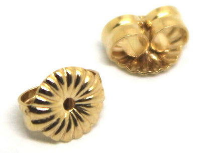 Kaedesigns 9ct 9k 375 Yellow Or White Gold Flower Earring Butterfly Backs 5.5mm Or 9mm